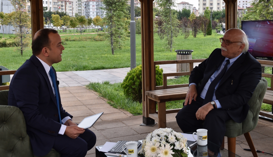 Minister Avcı is a guest on live TVNET program